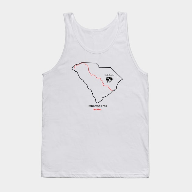 Palmetto Trail in South Carolina Tank Top by numpdog